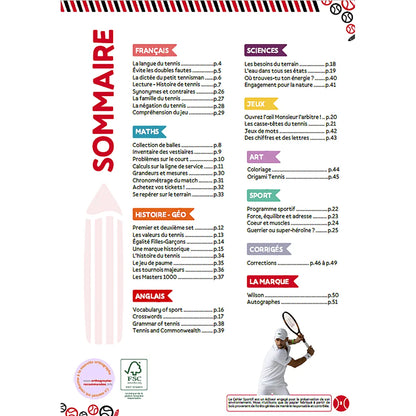 (FRANCÉS ÚNICAMENTE) EL CUADERNO DEPORTIVO WILSON CE1-CE2