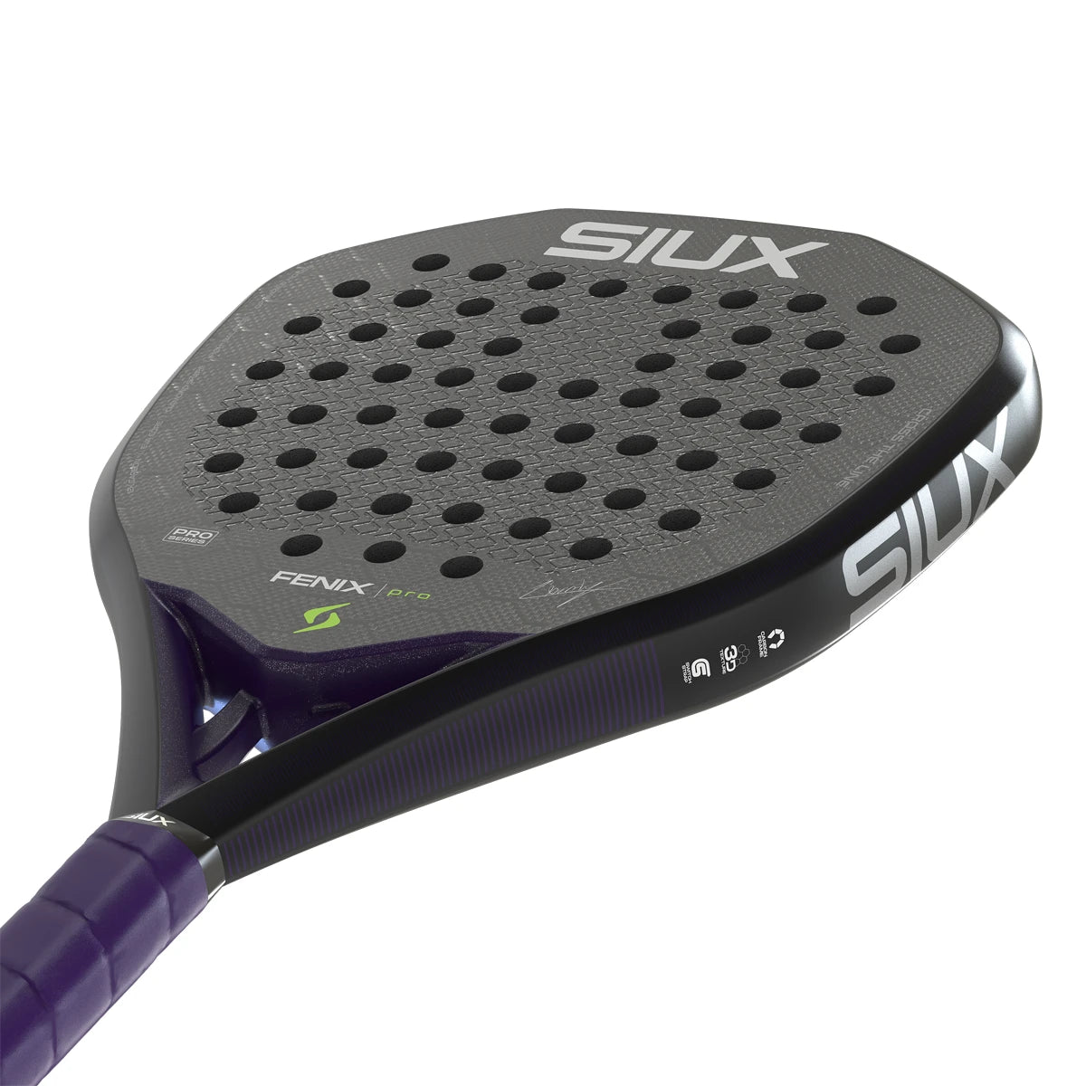 Raqueta Test de Pádel Siux Fenix Pro 2026 Black