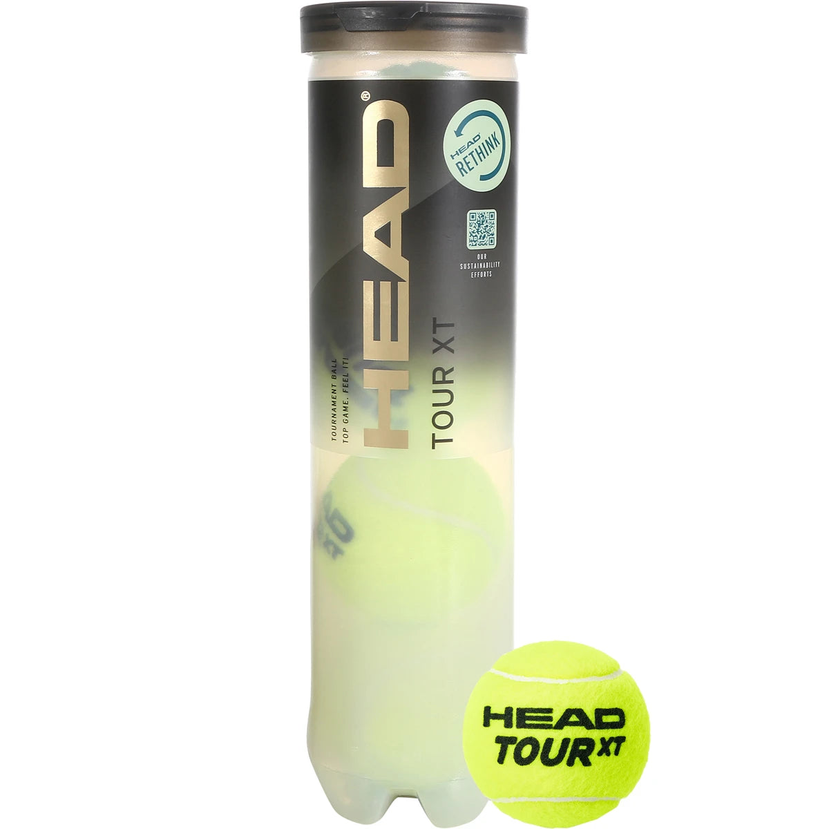 TUBO DE 4 PELOTAS HEAD TOUR XT