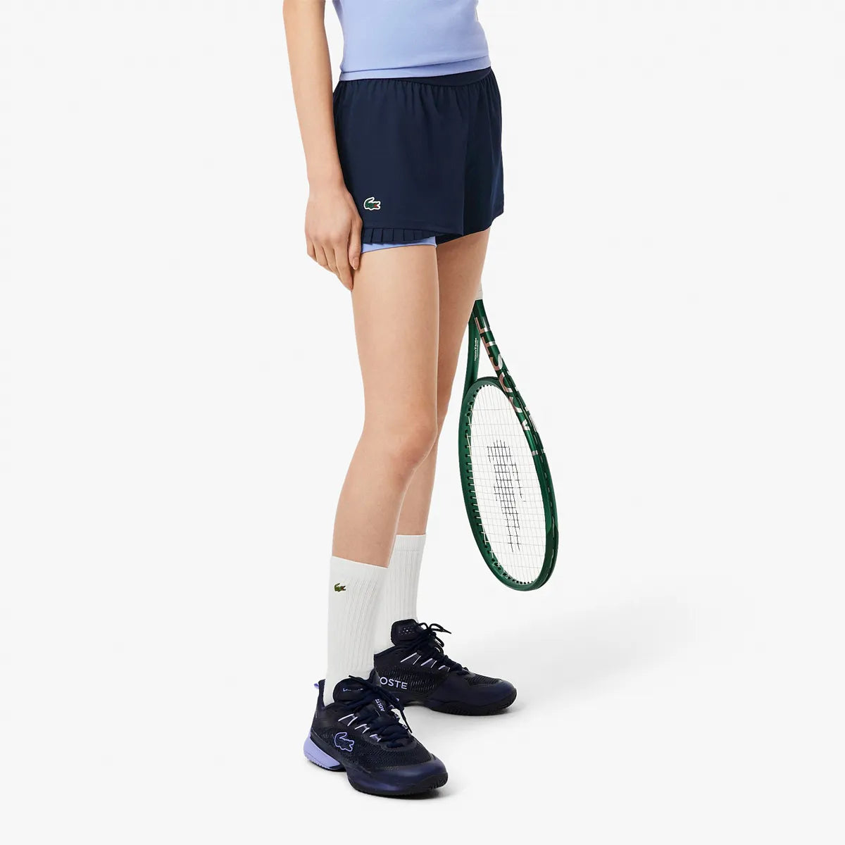 SHORT LACOSTE MUJER ATHLETE US SERIES / NEW YORK