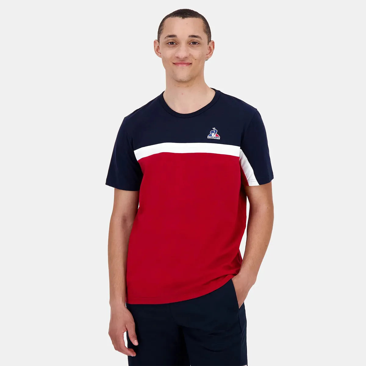 CAMISETA LE COQ SPORTIF TRICOLOR