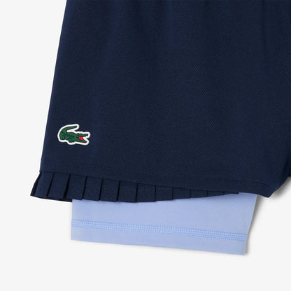 SHORT LACOSTE MUJER ATHLETE US SERIES / NEW YORK