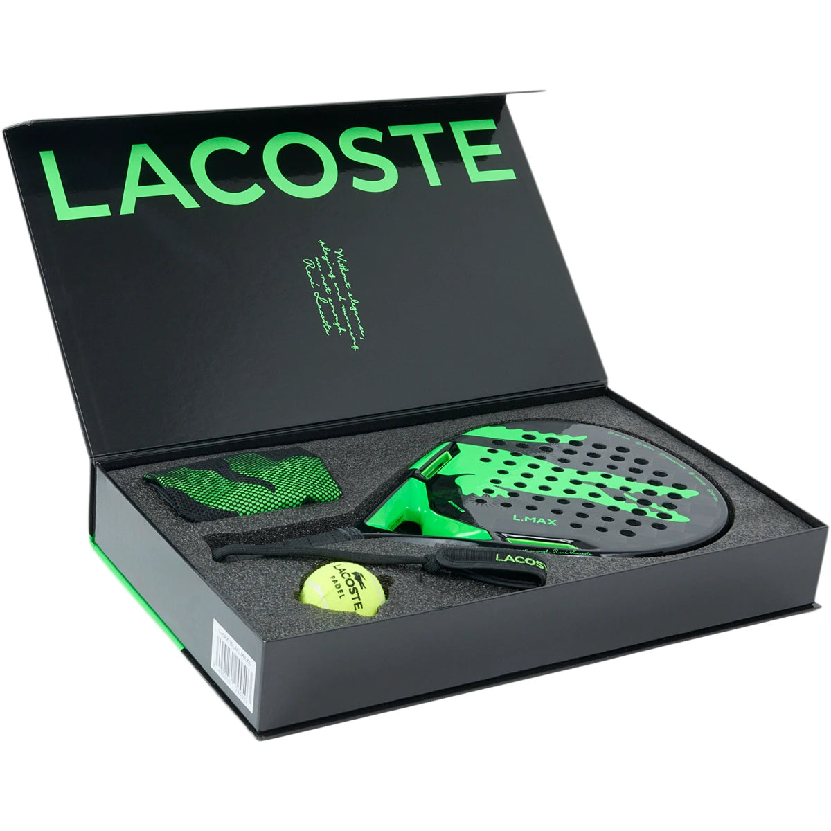 RAQUETA PADEL LACOSTE L-MAX