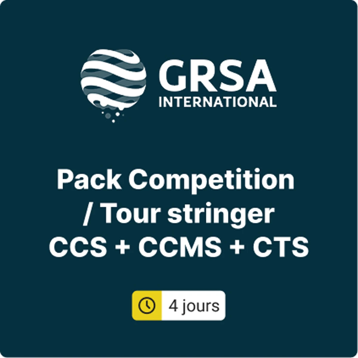 PACK STAGE FORMACIÓN GRSA COMPETICIÓN + TOUR STRINGER