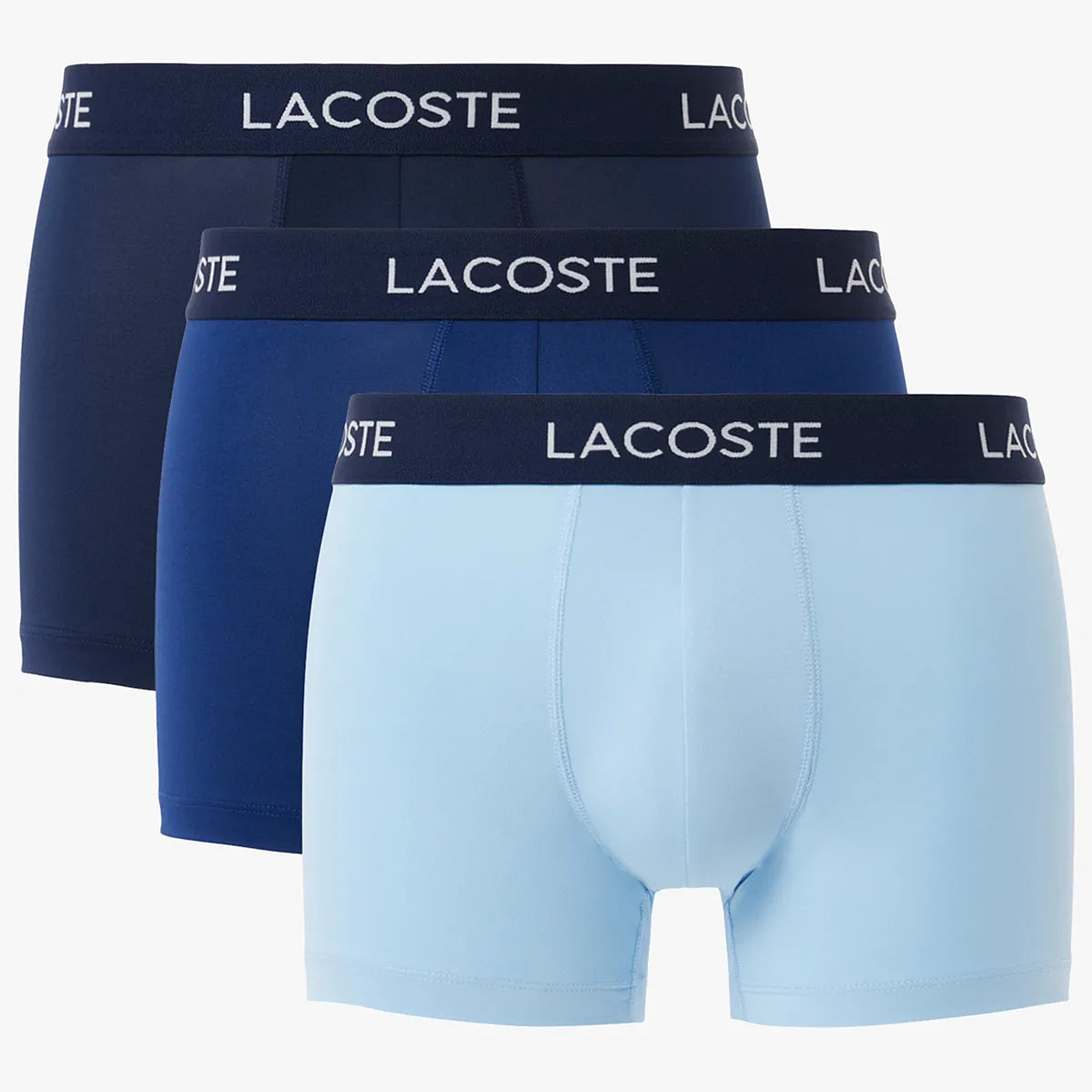 PACK DE 3 BOXERS LACOSTE POLIÉSTER