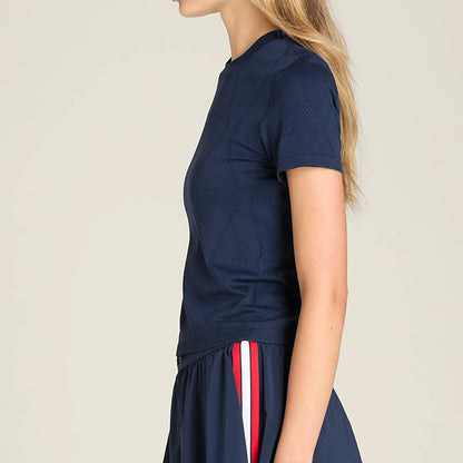 CAMISETA WILSON MUJER SIN COSTURAS MANGA CORTA
