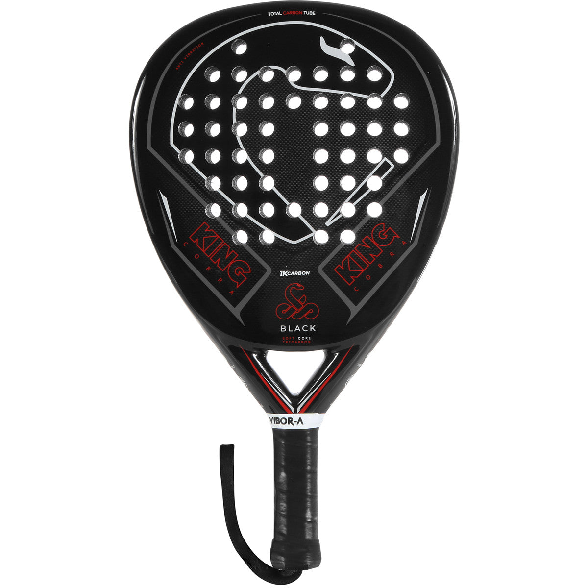 RAQUETA DE PÁDEL VIBOR-A KING COBRA BLACK 1K