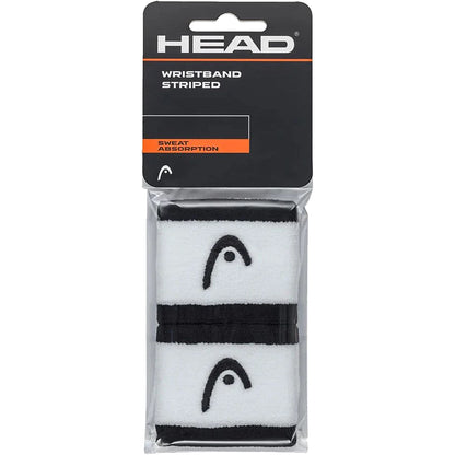 Par de Muñequeras Head Simple 2.5" Rayadas