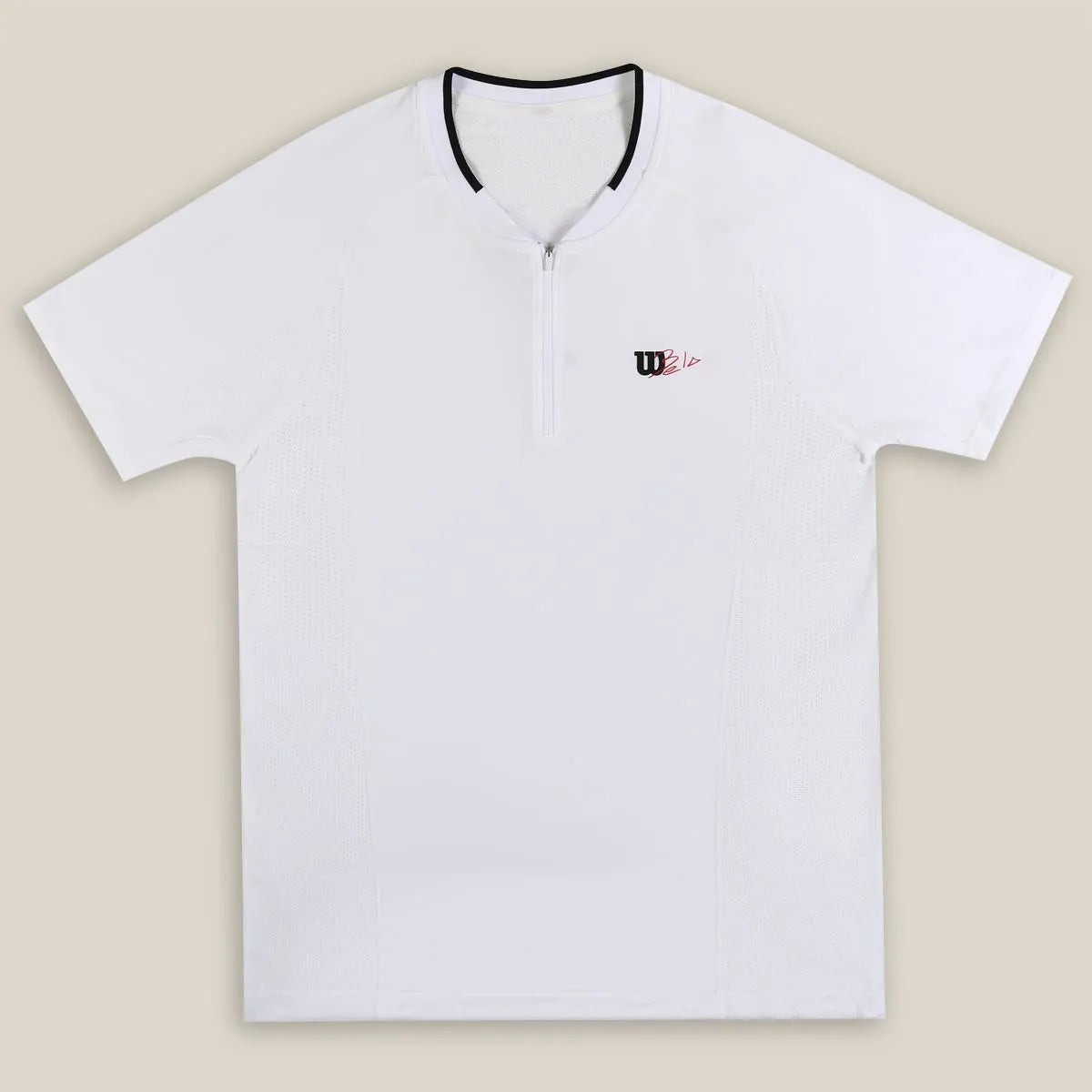 CAMISETA WILSON BELA SERIES SIN COSTURAS CON CREMALLERA HENLEY