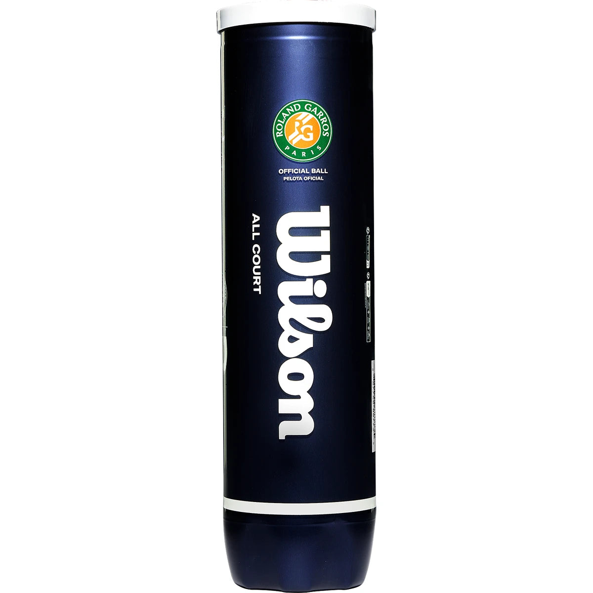TUBO DE 4 PELOTAS WILSON ROLAND GARROS ALL COURT