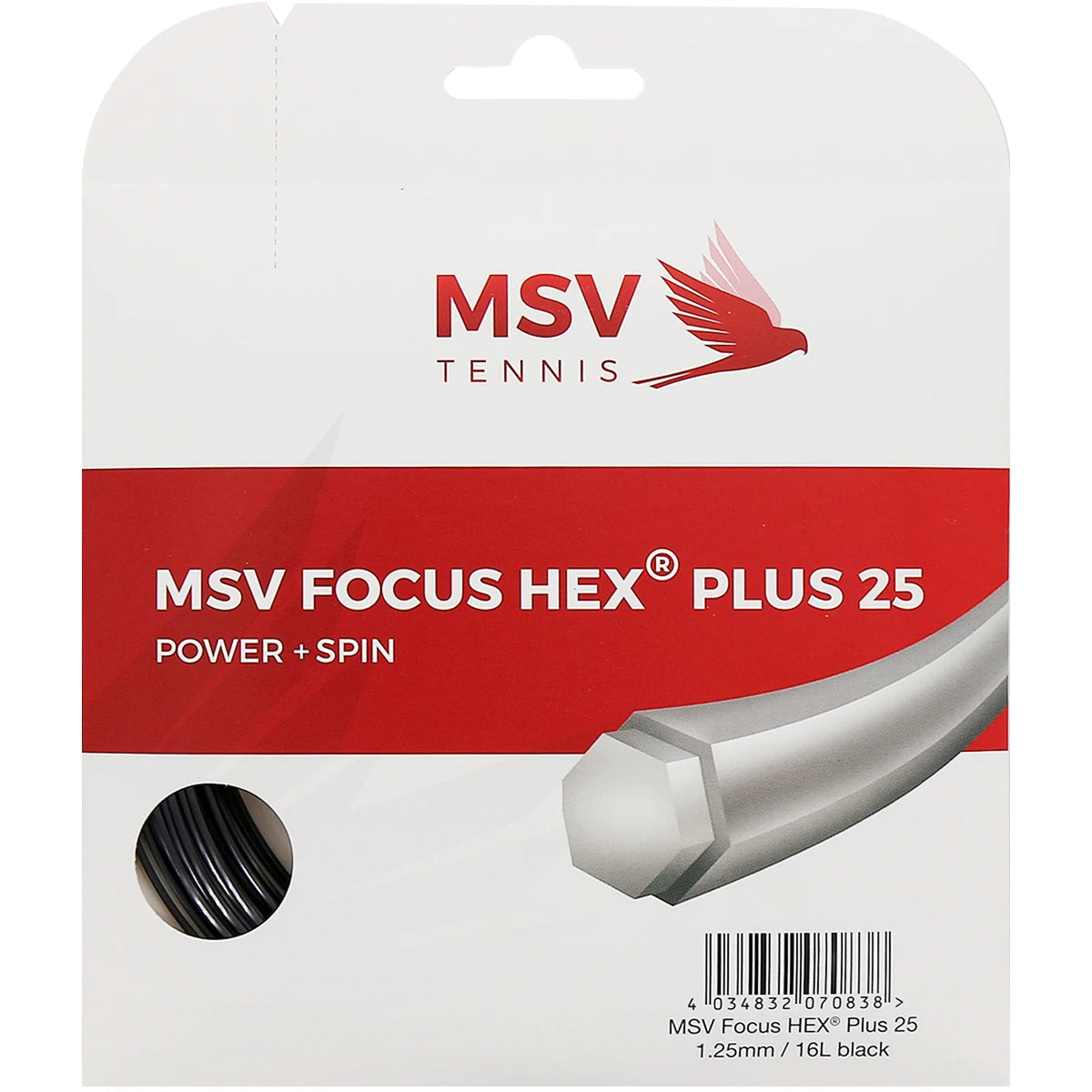 CORDAJE MSV FOCUS HEX PLUS 25 (12 METROS)