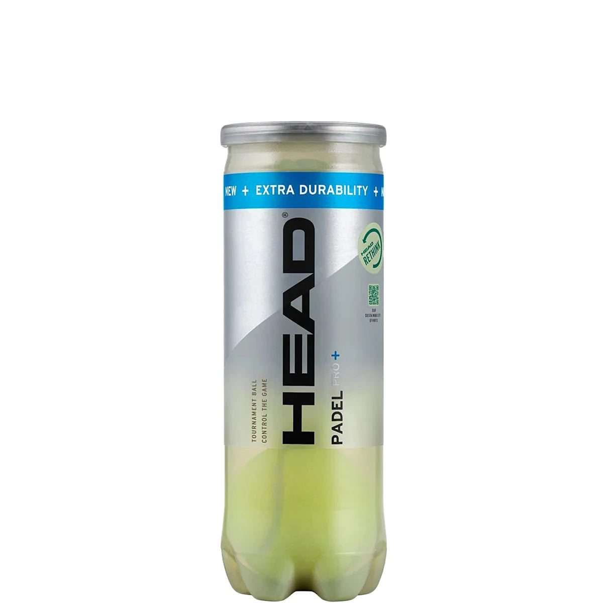 TUBO DE 3 PELOTAS HEAD PADEL PRO +