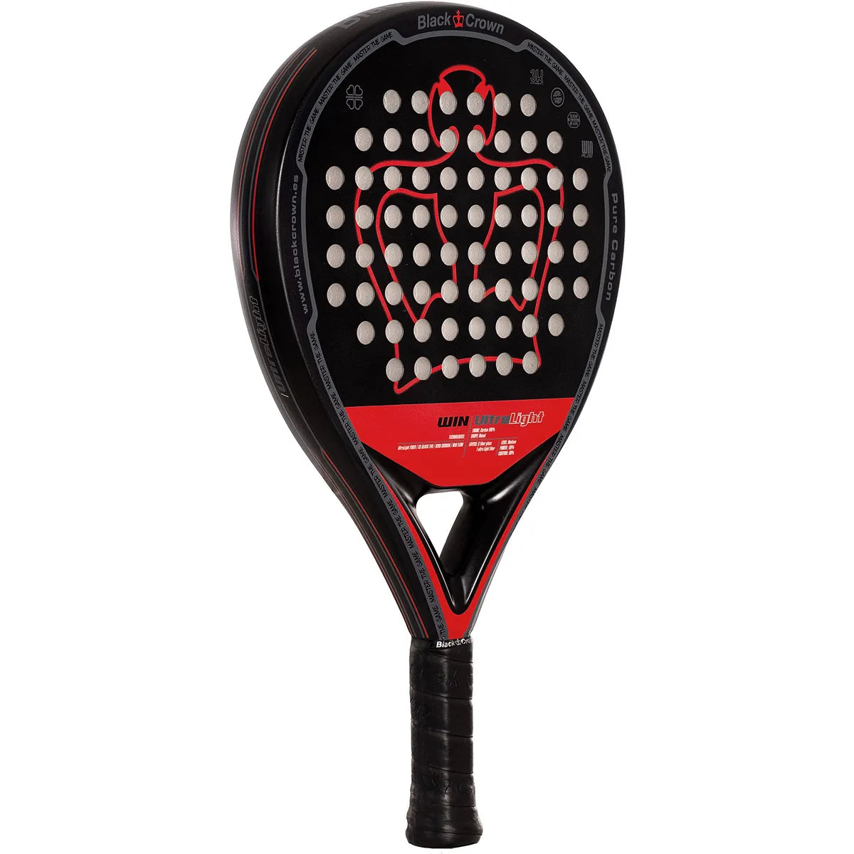 RAQUETA DE PÁDEL BLACK CROWN WIN ULTRA LIGHT