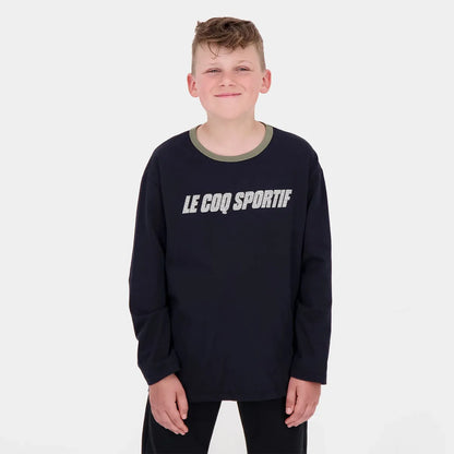 CAMISETA LE COQ SPORTIF JUNIOR MANGA LARGA GRÁFICA
