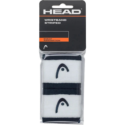 Par de Muñequeras Head Simple 2.5" Rayadas