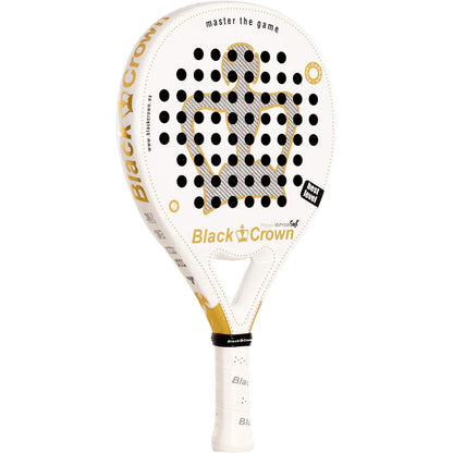 RAQUETA DE PÁDEL BLACK CROWN PITON WHITE SOFT