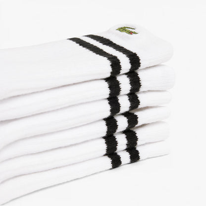 3 PARES DE CALCETINES LACOSTE JUNIOR CORE PERFORMANCE