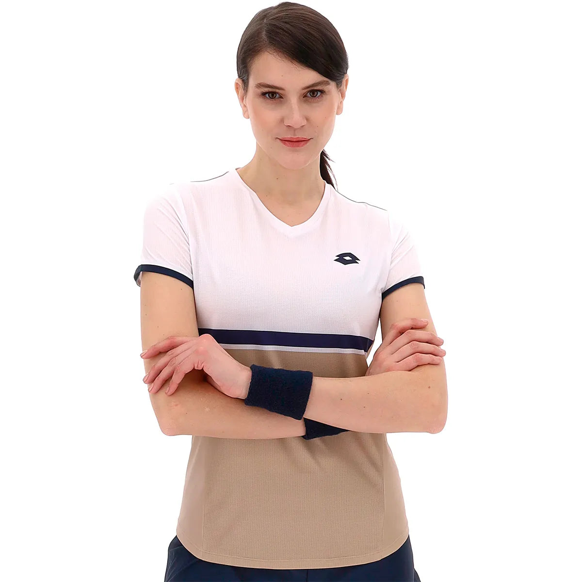 CAMISETA LOTTO MUJER TECH V - D1