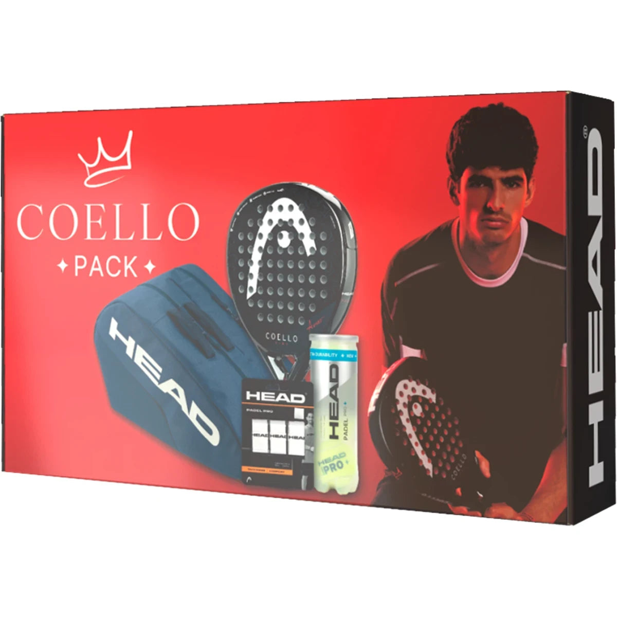 PACK PÁDEL BOLSA / PALA / ACCESORIO COELLO VIBE 2025
