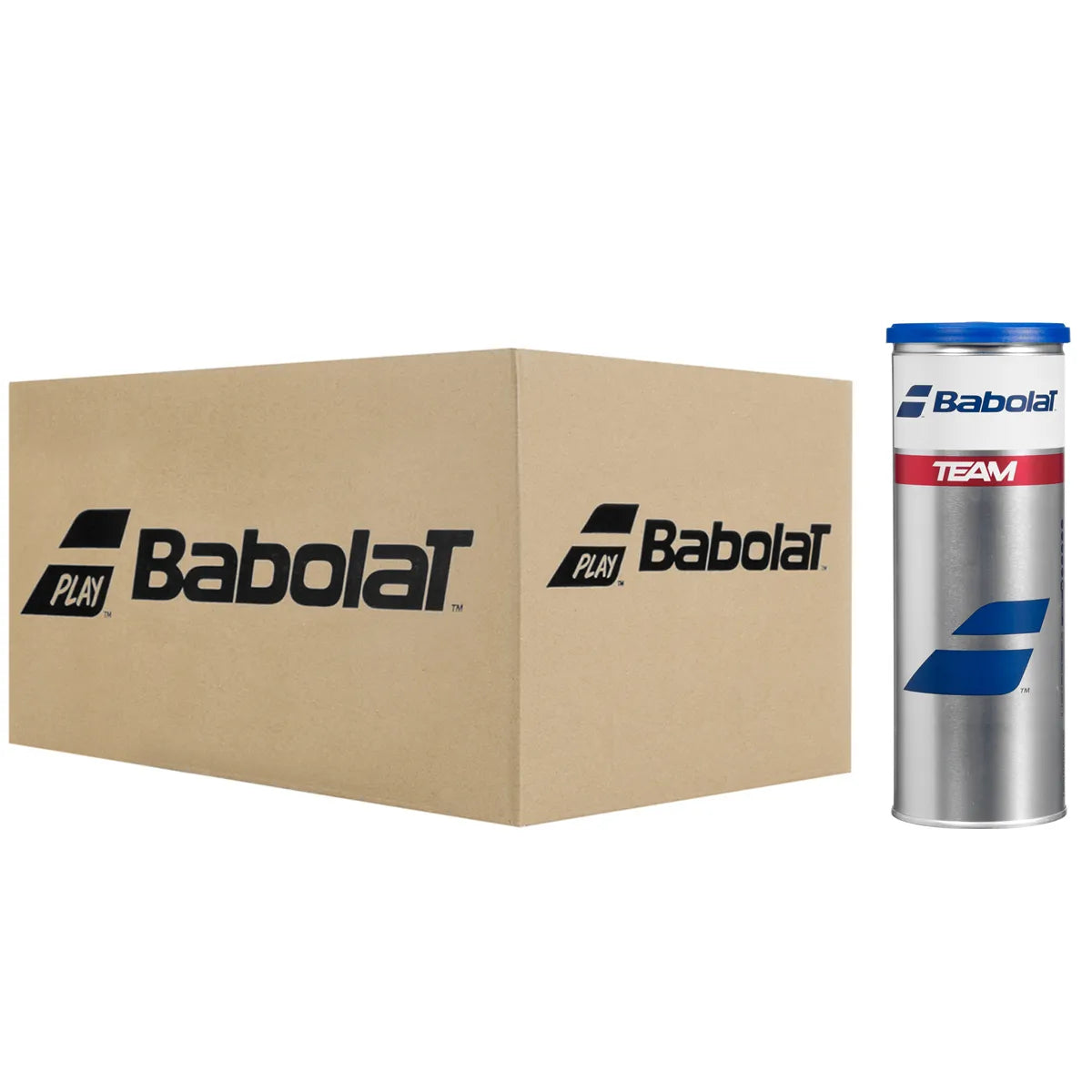 CAJA DE 30 TUBOS DE 3 PELOTAS BABOLAT TEAM