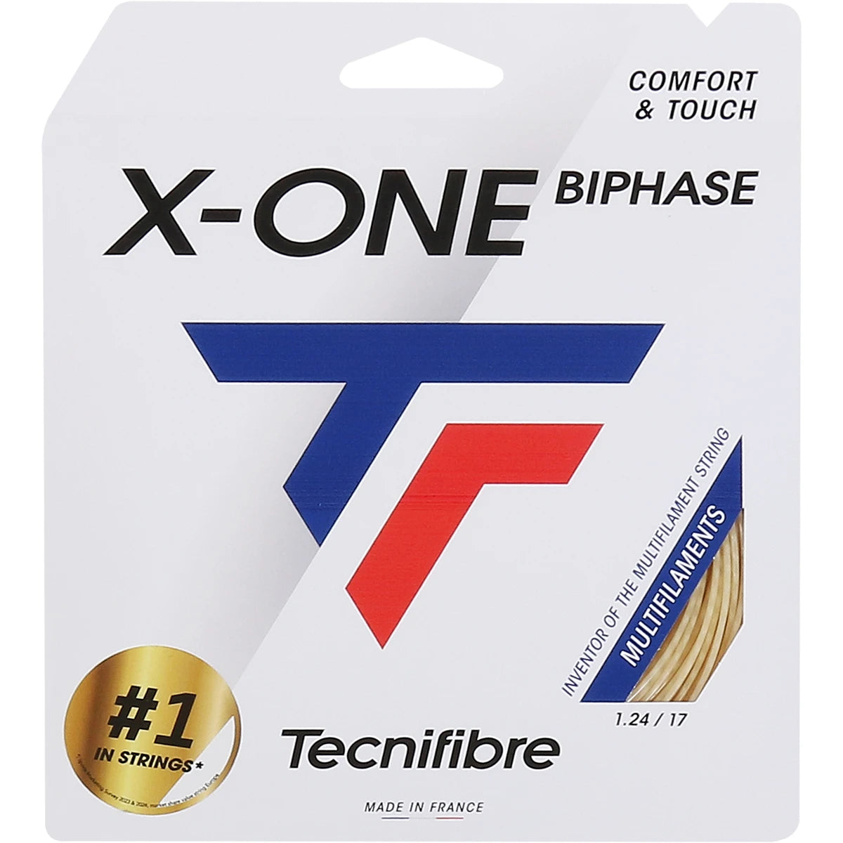 CORDAJE TECNIFIBRE X-ONE BIPHASE (12 METROS)