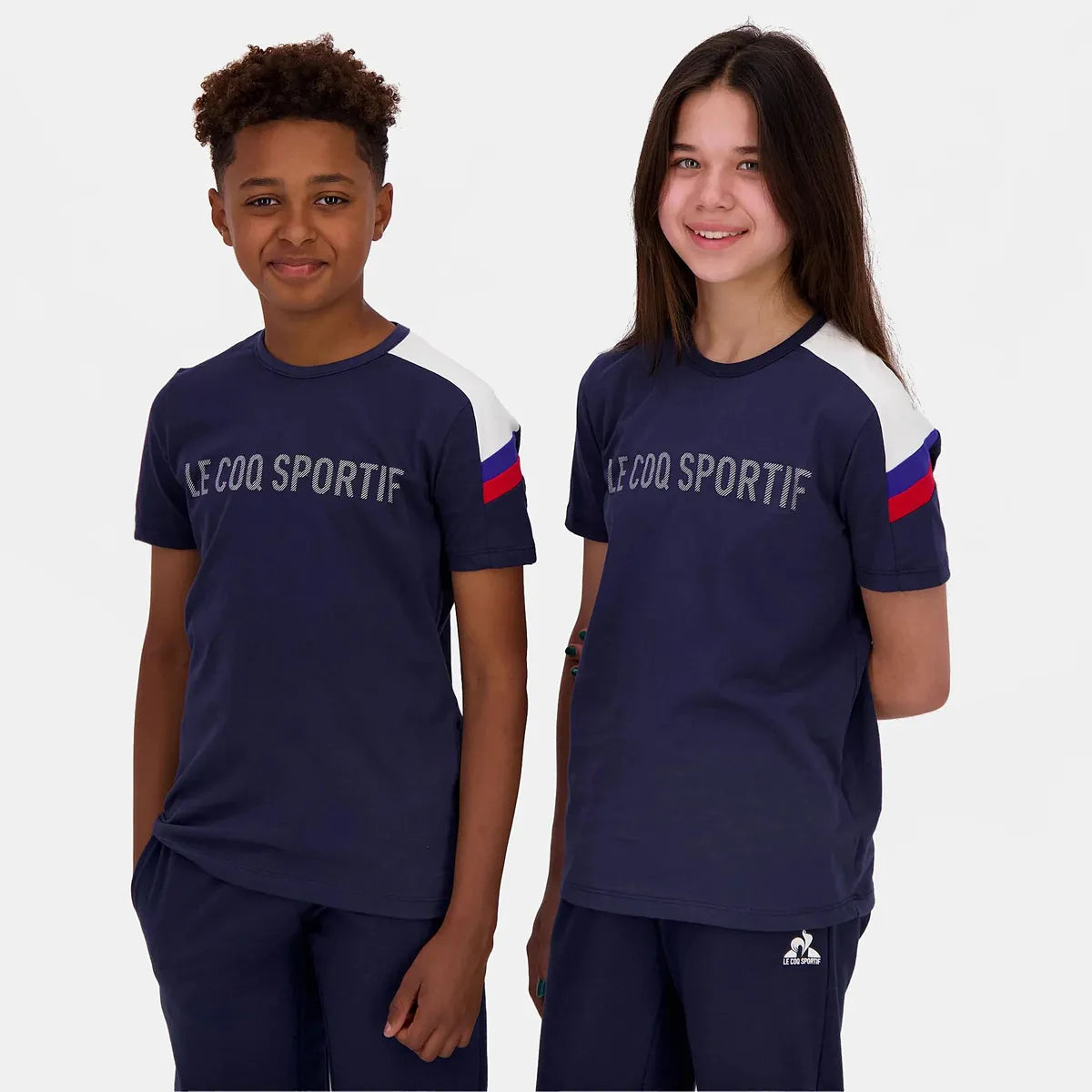 CAMISETA LE COQ SPORTIF JUNIOR TRICOLOR