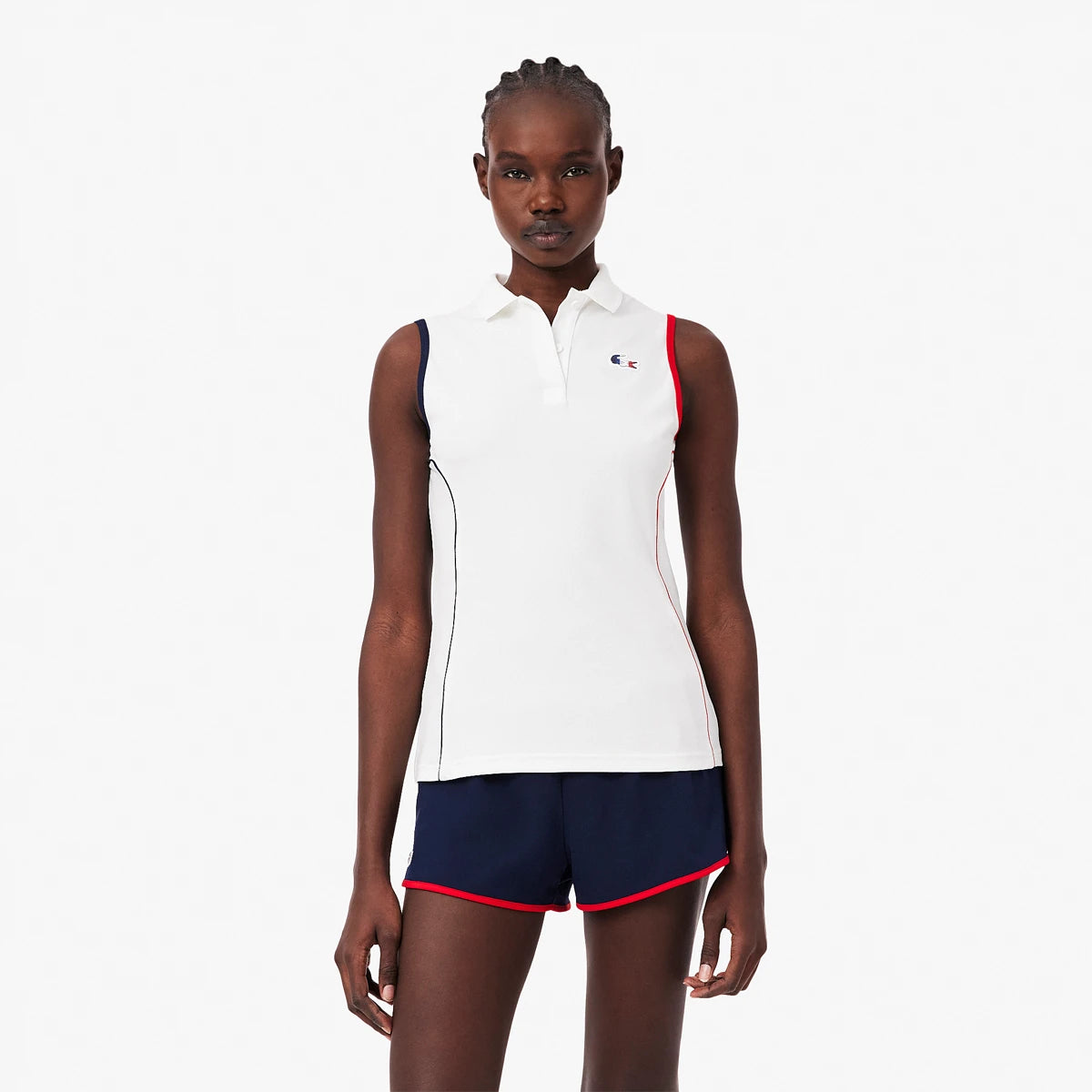 CAMISETA DE TIRANTES LACOSTE MUJER FRENCH TEAM