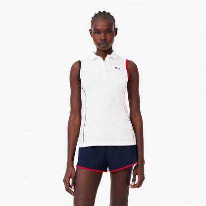 CAMISETA DE TIRANTES LACOSTE MUJER FRENCH TEAM