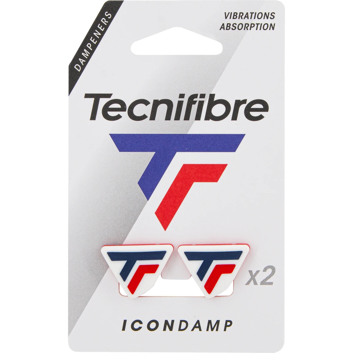 Antivibradores Tecnifibre Icon Damp White/Red X2