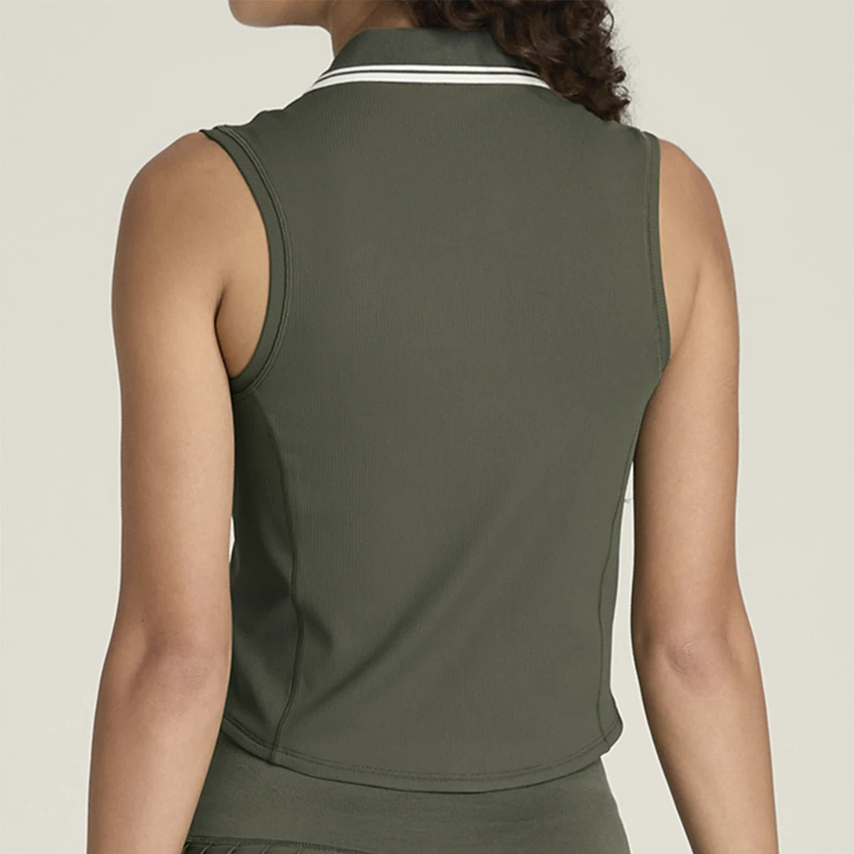 POLO WILSON MUJER RIB SIN MANGAS