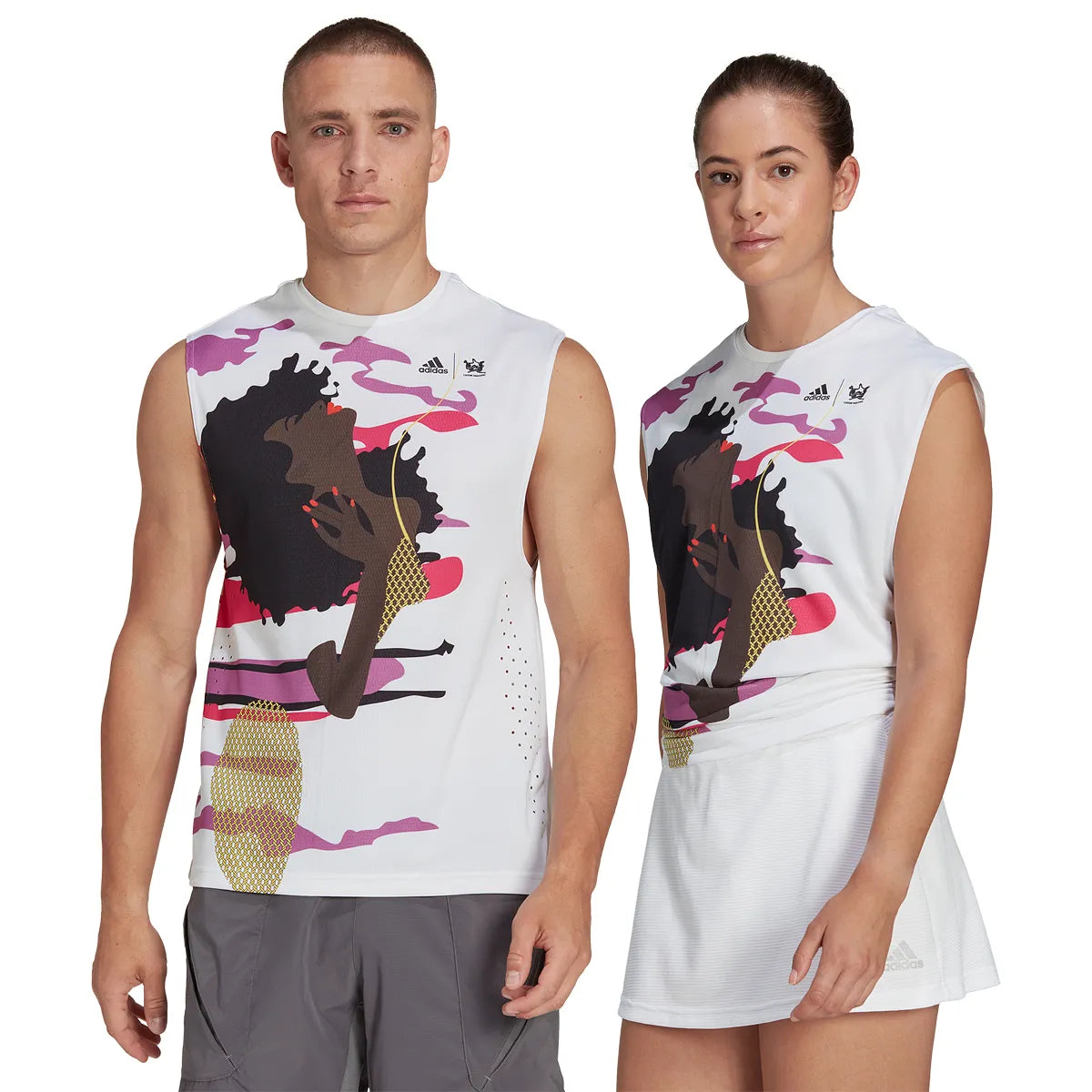 CAMISETA DE TIRANTES ADIDAS UNISEX NEW YORK UNITEFIT THEBE MAGUGU