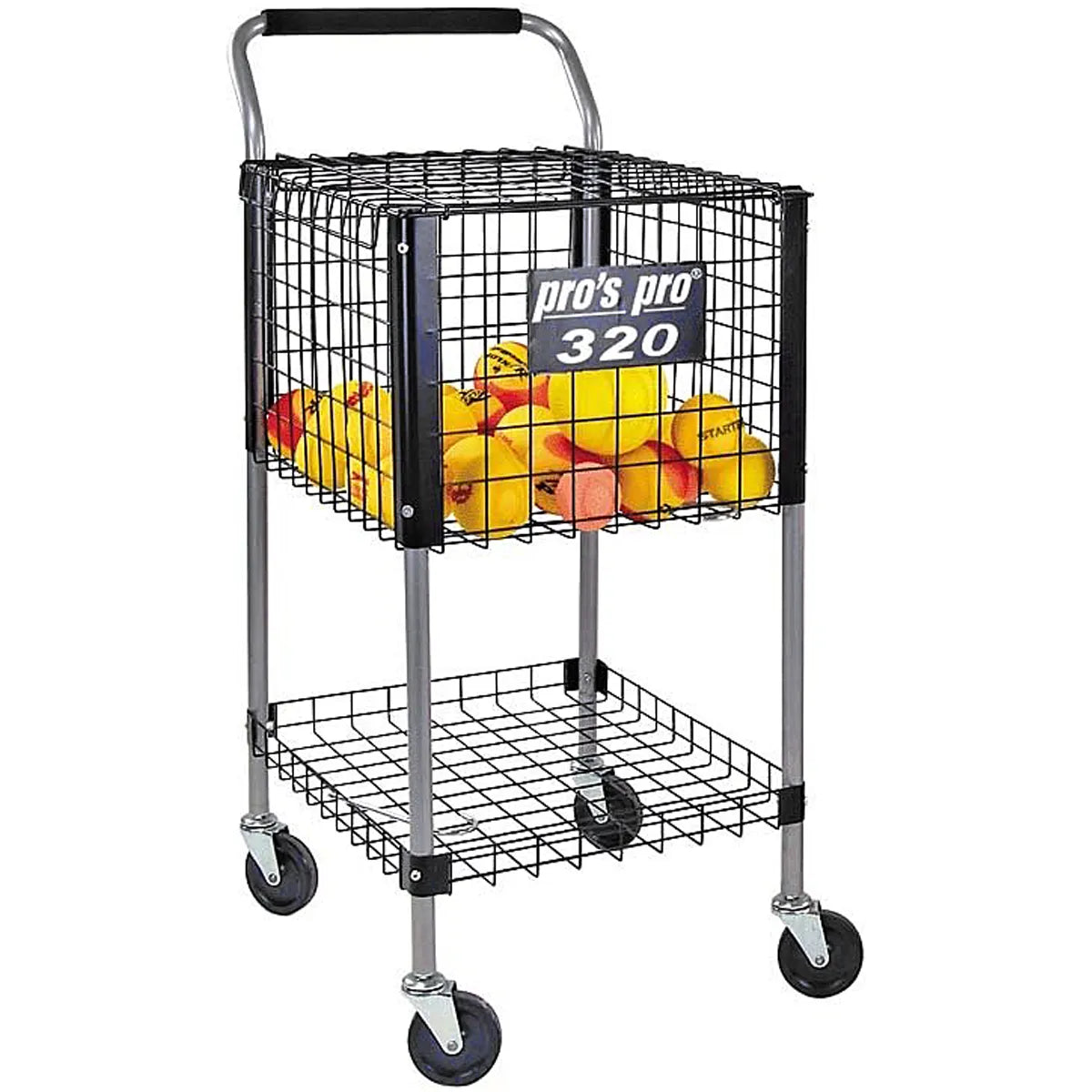 CESTA CON RUEDAS CAPACIDAD 320 PELOTAS