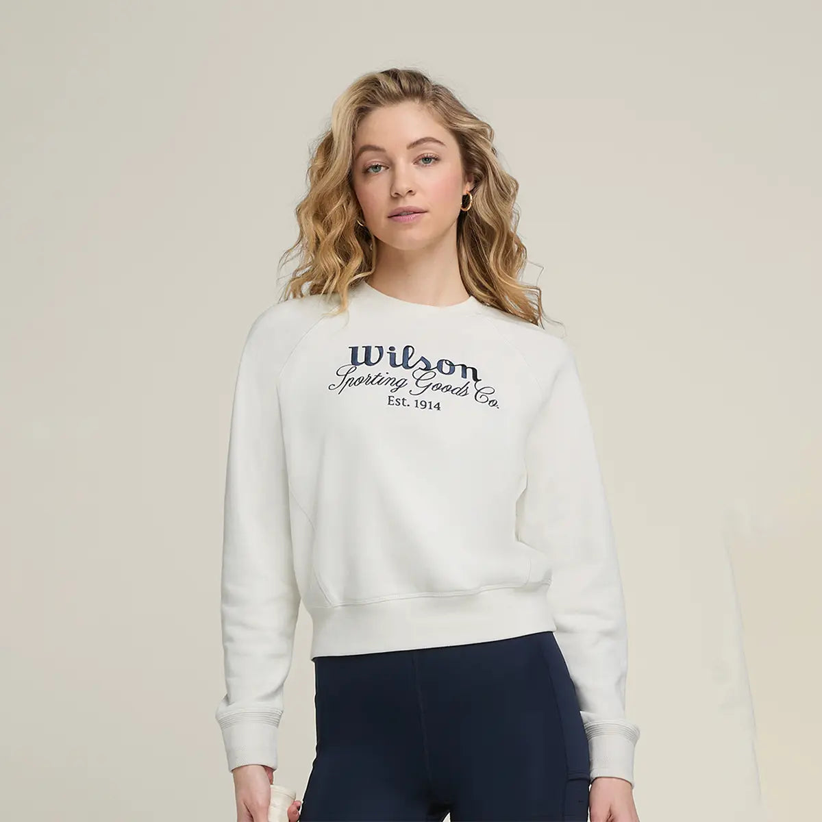 SUDADERA WILSON MUJER SIDELINE CREW