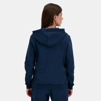 SUDADERA LE COQ SPORTIF MUJER ESSENTIEL FZ CON CAPUCHA