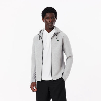 SUDADERA LACOSTE CORE PERFORMANCE CON CAPUCHA FZ MESH