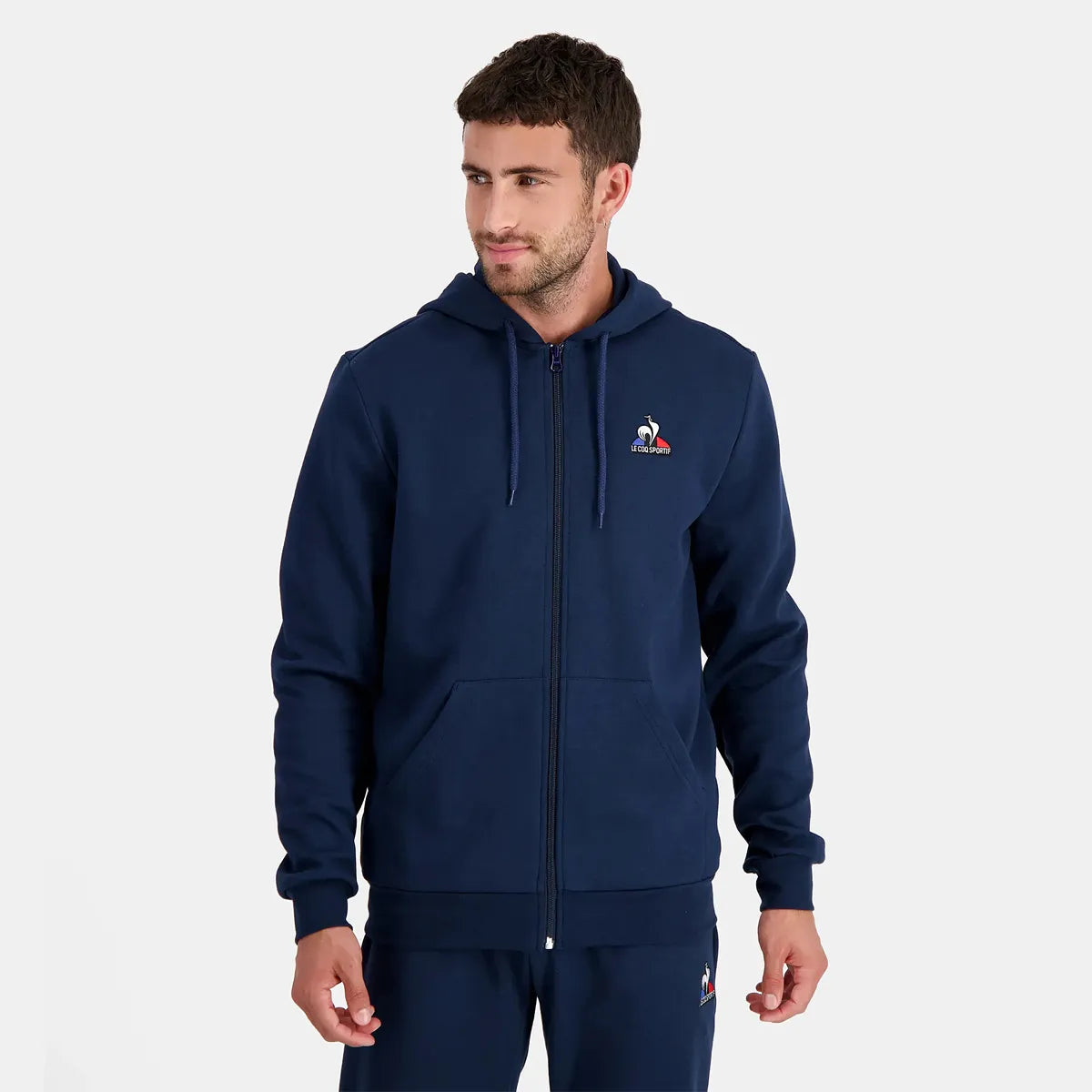 SUDADERA LE COQ SPORTIF CON CAPUCHA FZ ESENCIALES