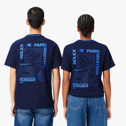 CAMISETA LACOSTE ROLEX PARIS MASTERS GRAPHIC