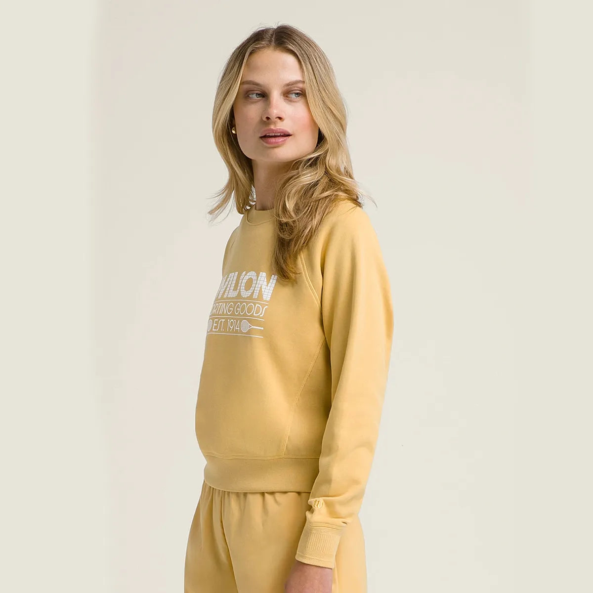 SUDADERA MUJER WILSON SIDELINE CREW