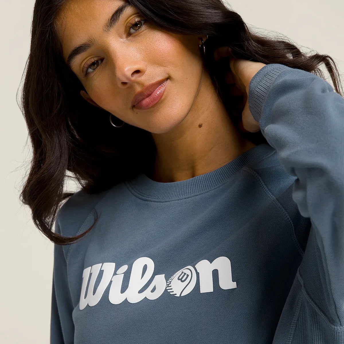 SUDADERA WILSON MUJER SIDELINE CREW