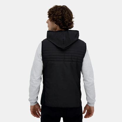 CHAQUETA ACOLCHADA LE COQ SPORTIF HÍBRIDA SIN MANGAS CON CAPUCHA