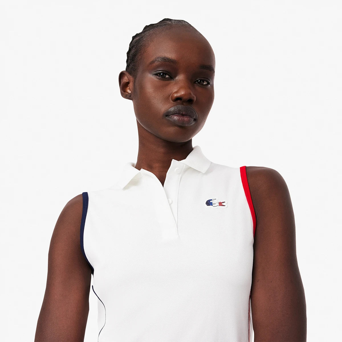 CAMISETA DE TIRANTES LACOSTE MUJER FRENCH TEAM