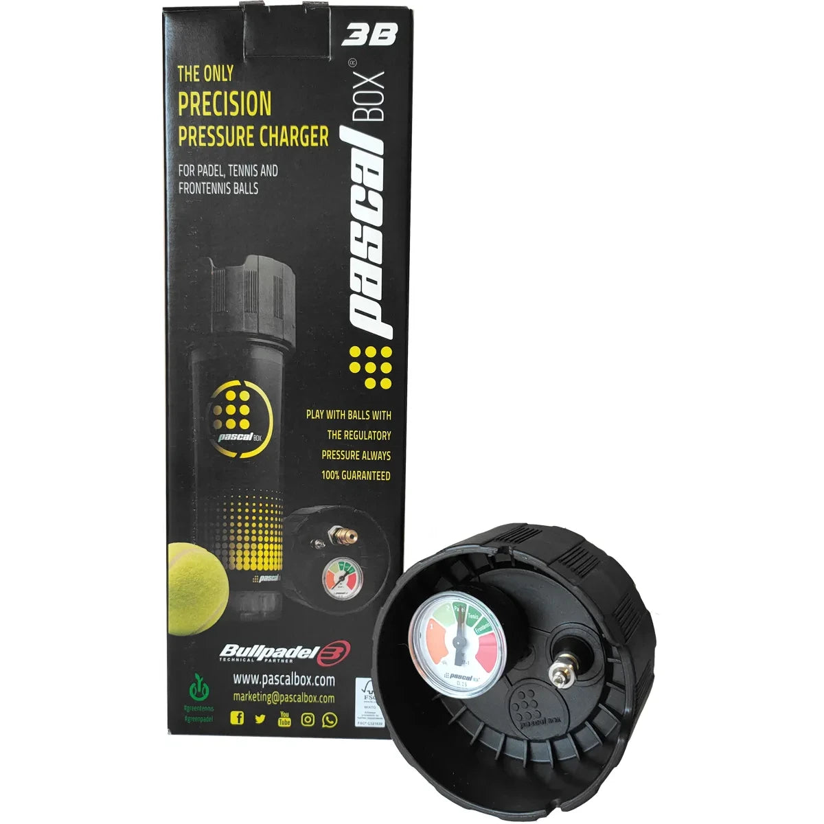 ACCESORIOS DE PRESURIZACIÓN BULLPADEL PASCAL BOX 3B