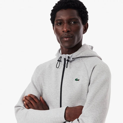 SUDADERA LACOSTE CORE PERFORMANCE CON CAPUCHA FZ MESH