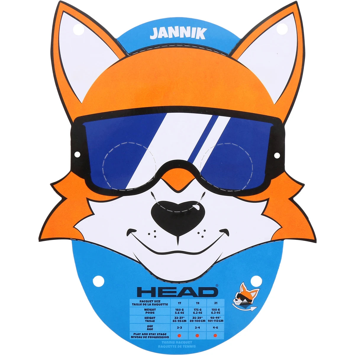 RAQUETA HEAD JUNIOR JANNIK 17