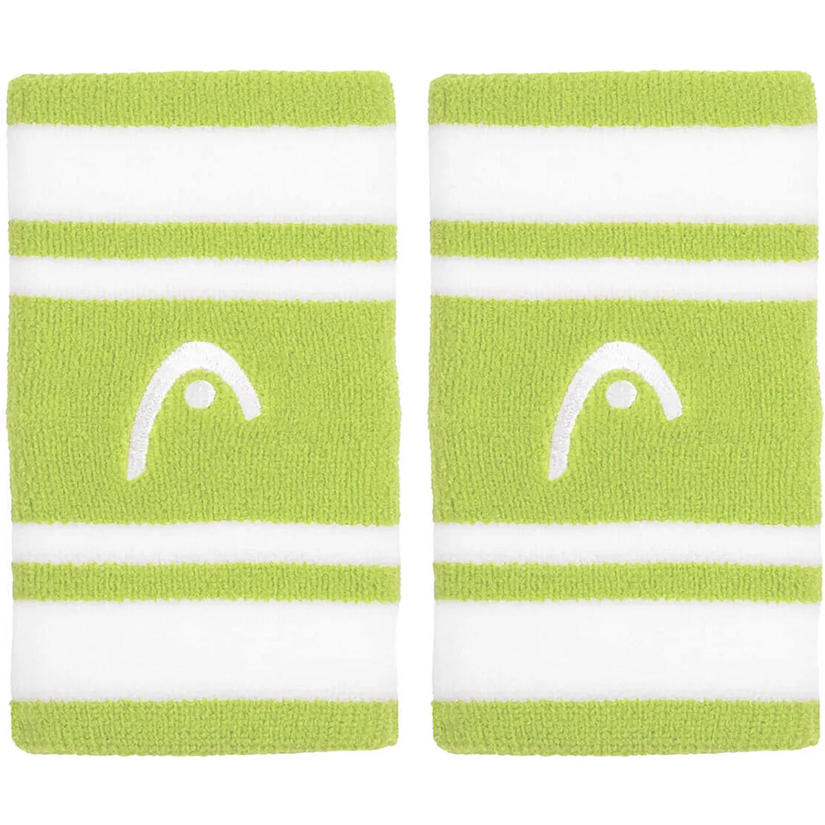 PAR DE MUÑEQUERAS HEAD DOBLE ANCHURA 5" RAYADAS