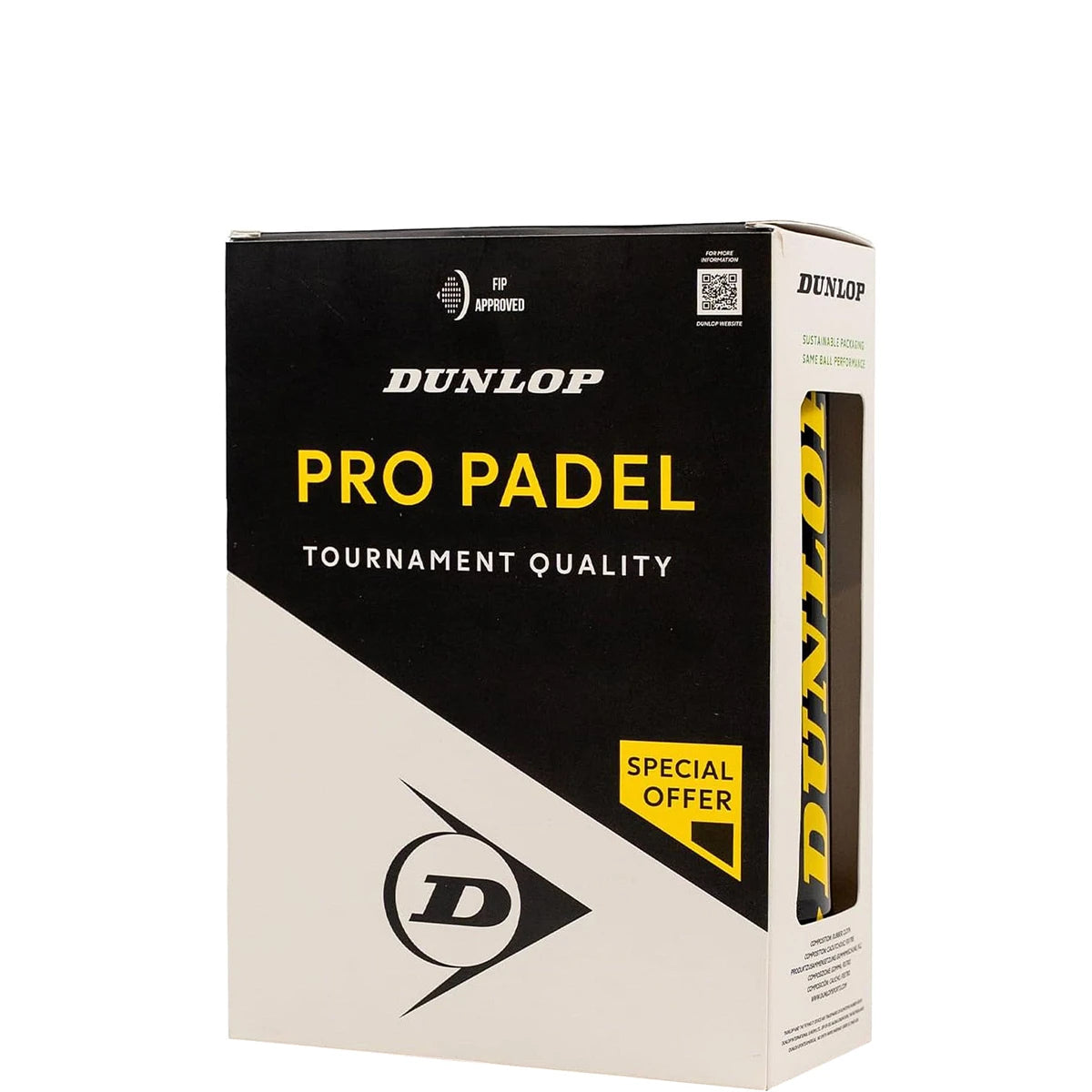 BIPACK DE 3 PELOTAS DUNLOP PRO PADEL