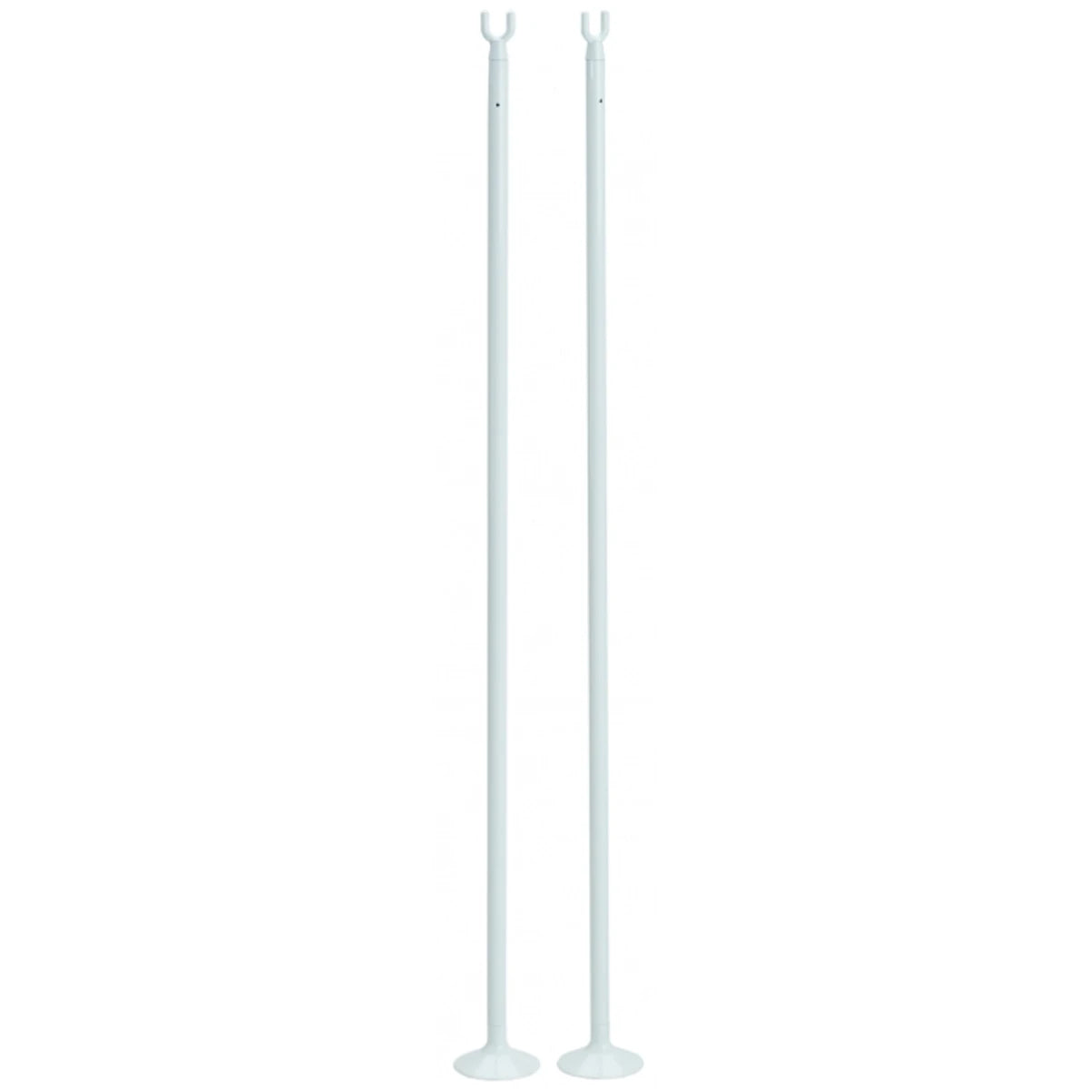 PAR DE POSTES DE INDIVIDUAL DE TENIS PRO COLOR BLANCO