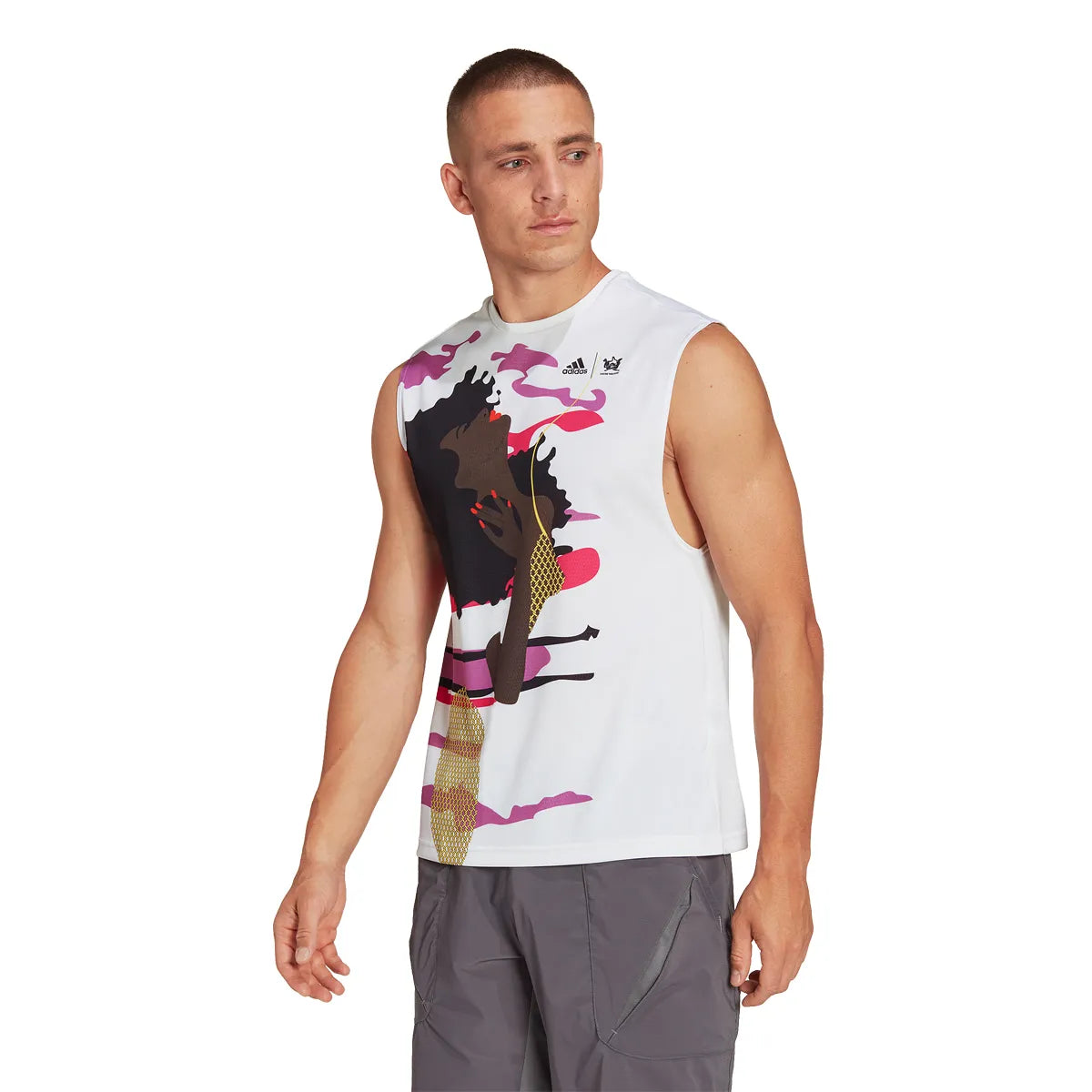 CAMISETA DE TIRANTES ADIDAS UNISEX NEW YORK UNITEFIT THEBE MAGUGU