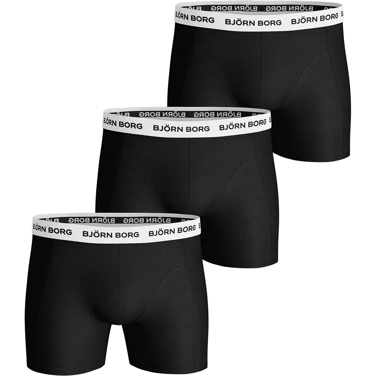 PACK DE 3 BOXERS BJORN BORG SPORTS ALGODÓN STRETCH