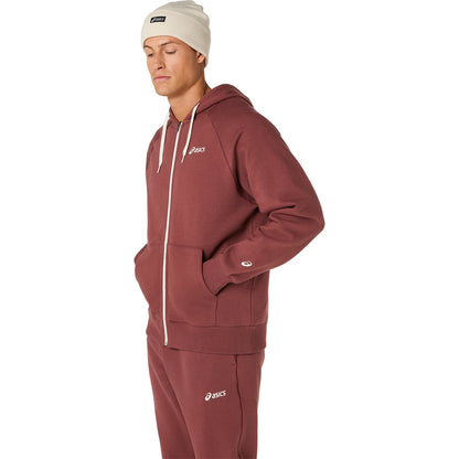 SUDADERA ASICS CON CAPUCHA FLEECE CREMALLERA COMPLETA